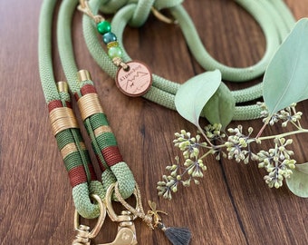 Tauleine - Dog Leash Pistachio Green