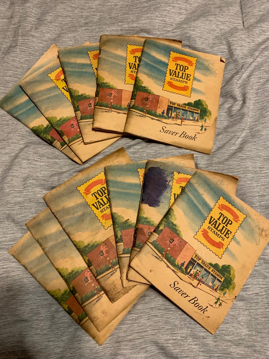 11 Top Value Grocery Store Stamp Books 1966 Oklahoma Etsy