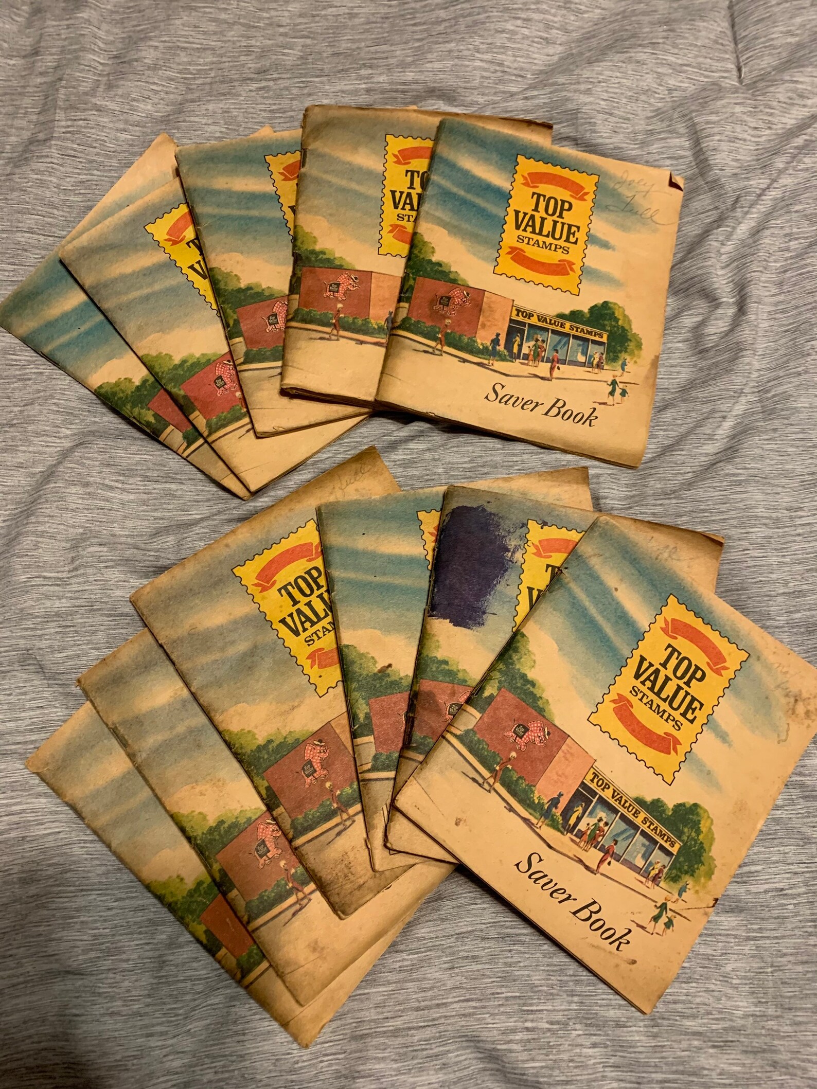 11 Top Value Grocery Store Stamp Books 1966 Oklahoma Etsy