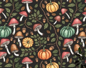 Autumn Wallpaper Dark Accent Wall Design Whimsical Home Decortion