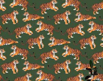 Tiger Wallpaper Unique Accent Wall Decoration