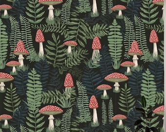 Whimsical Mushroom Wallpaper