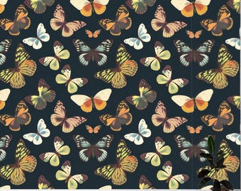 Butterfly Wallpaper Peel and Stick Dark Whimsical Wallpaper Unique