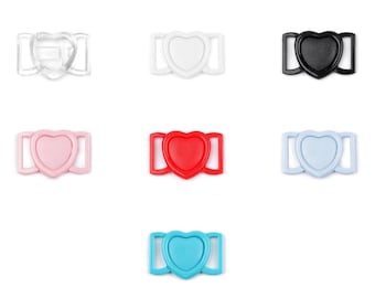 1 bikini clasp heart shape 20 mm bikini clasp swimwear bra hook