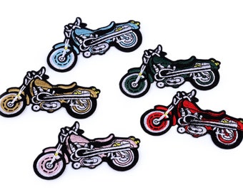 Iron-on patch motorcycle ver. Colors