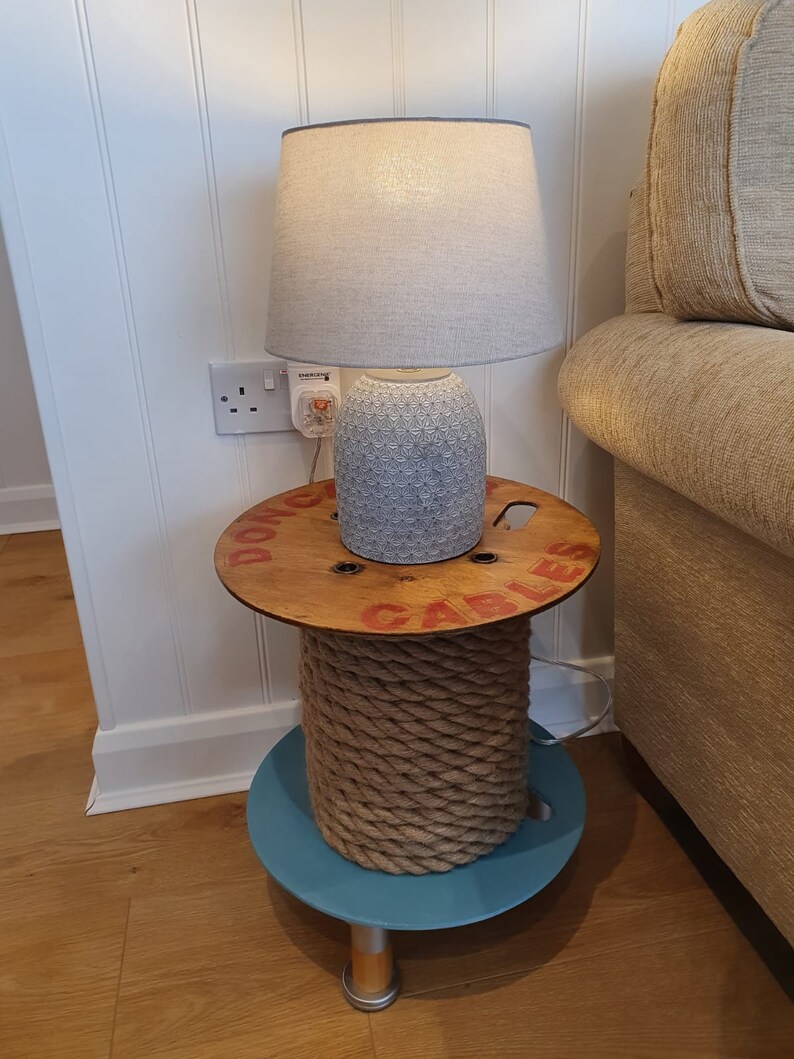 Cable Reel Side Table Etsy