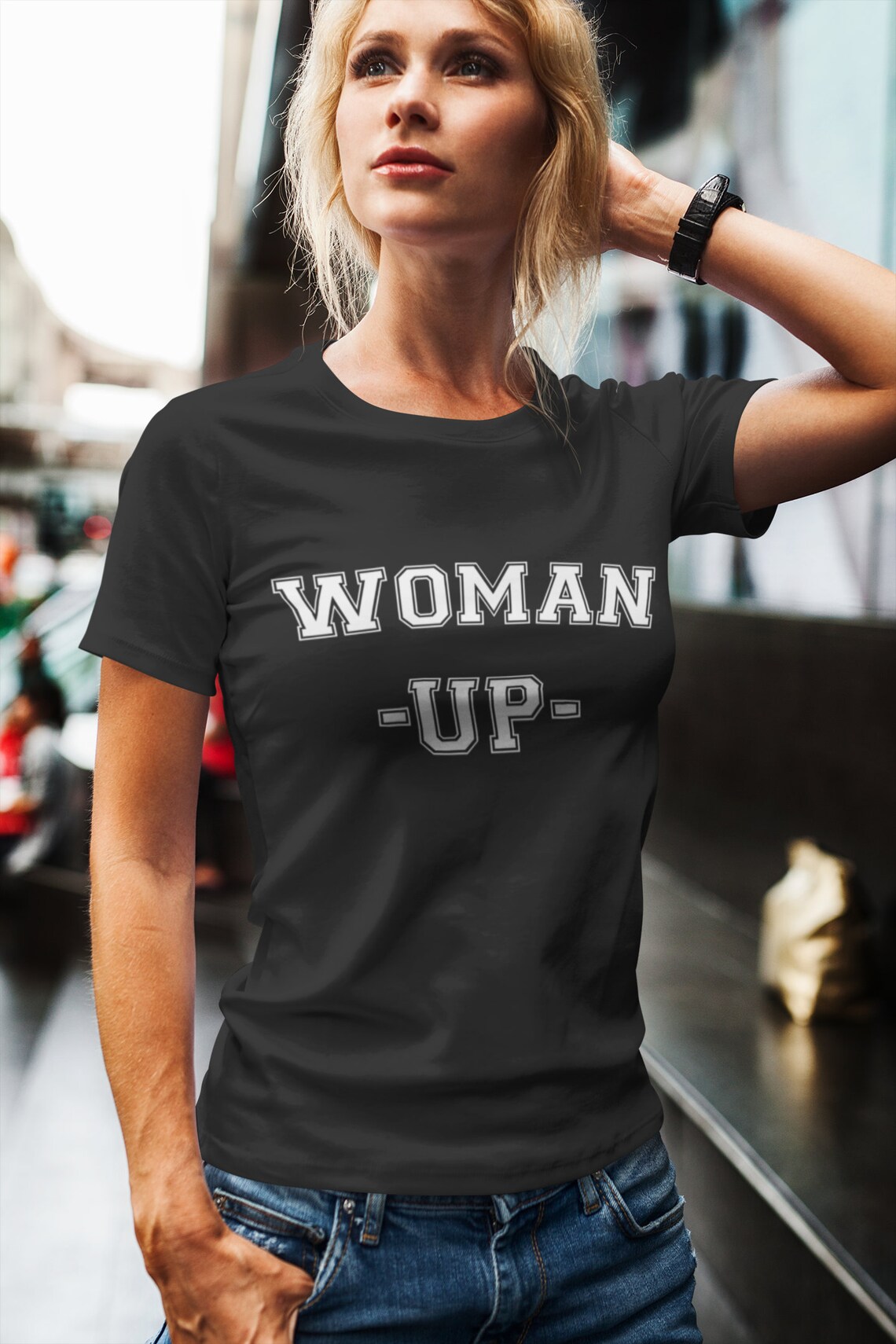 Woman up T-shirt Feminism Clothing Woman Gift Woman up - Etsy UK