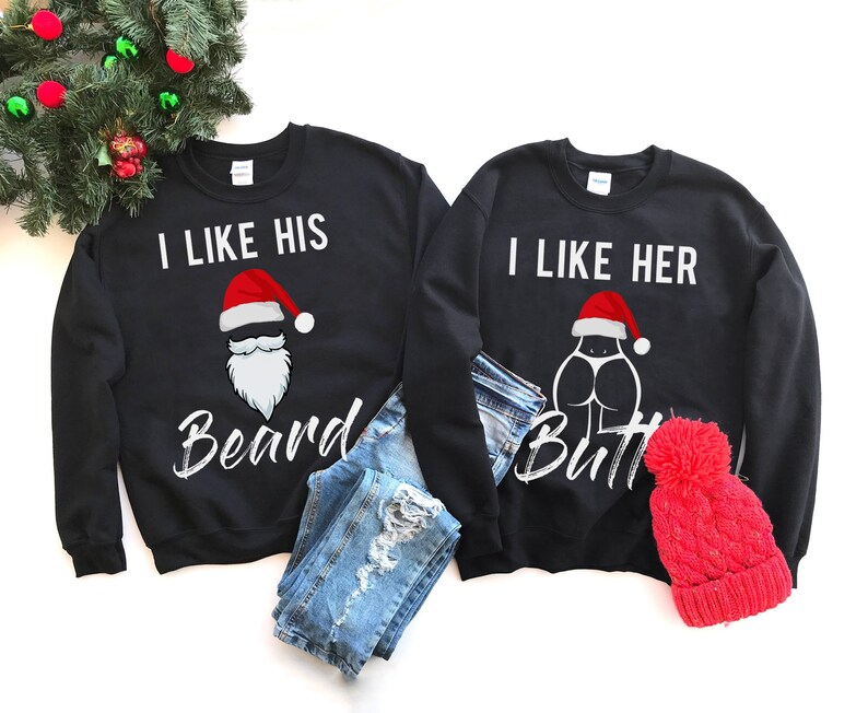 couple sweater christmas