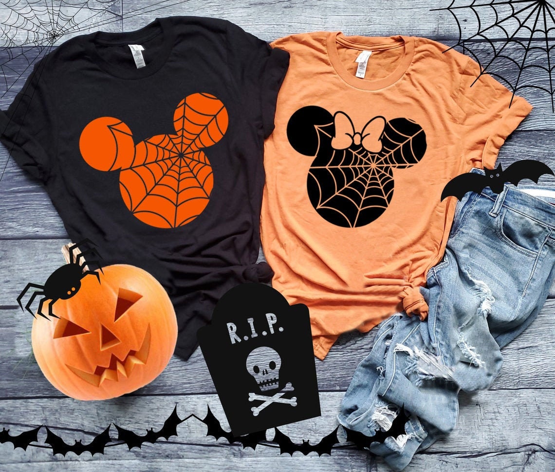 Disney Halloween T Shirt Hoodie Halloween Mickey Mouse Etsy