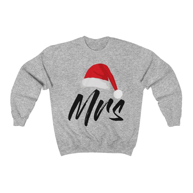 Mrs and Mr Christmas Sweaters Christmas Sweatshirts Couple | Etsy