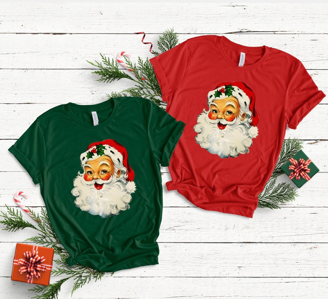 Vintage Santa Claus Christmas Shirt 