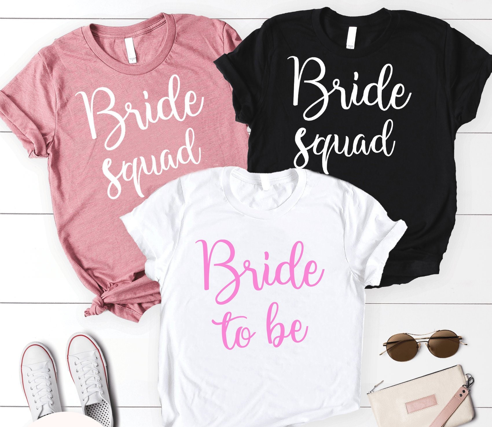Bride Squad Shirts Bachelorette Party 