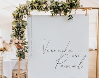 Wedding welcome sign