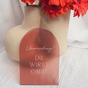 Überraschungskarte - du wirst oma