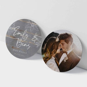 Save the Date Bierdeckel