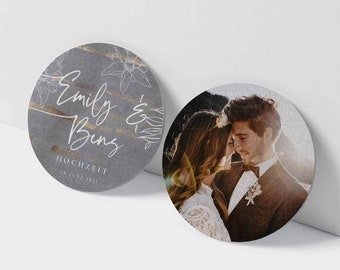 Save the Date beer mats