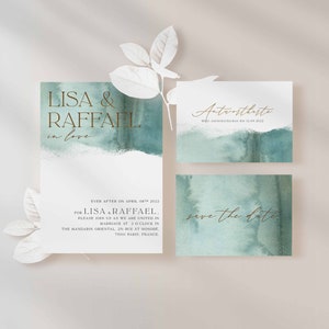 Hochzeitseinladung / Save the Date / Antwortkarte