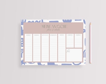 Weekly planner / daily planner DIN A4