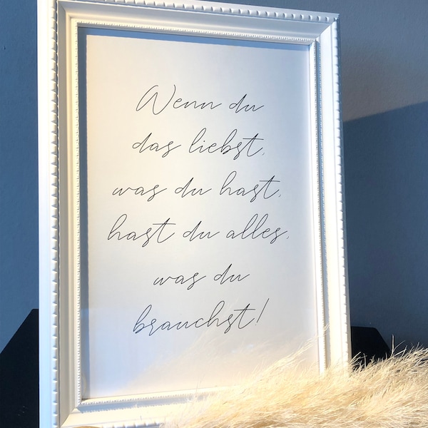 Bilderrahmen spruch Etsy.de