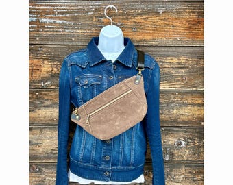 Waxed Canvas Crossbody / Waist Bag