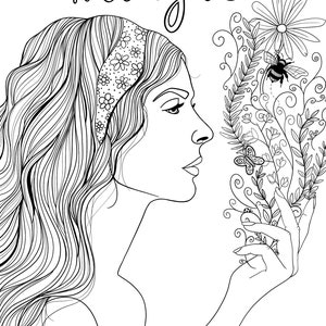 Life is magic coloring page