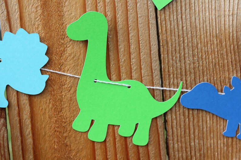 Dinosaur Garland Dinosaur Party Dino Party Decor Dinosaur Etsy