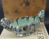 Fohr Keramik 50s tabletop vase planter, model Patina, German art pottery, iridescent glazed amphora shaped midcentury art ceramic decor
