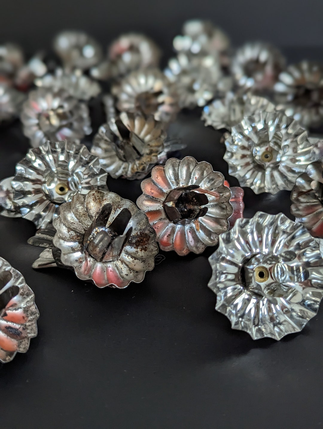 Antique Christmas Tree Candle Clips 25 Pieces in Set Etsy