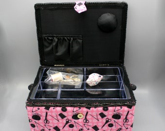 Wine Themed Use for threads PINCUSHION THREAD CATCHER - Sewing Machines Trash Bag etc. fabric scraps