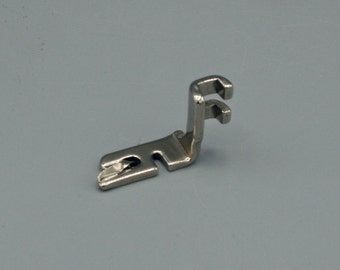 Rolled Hemmer Attachment Foot Low Shank Vintage Singer Simanco 120842 or 120855, Fits 221, 222K, Other Sewing Machines, Instructions