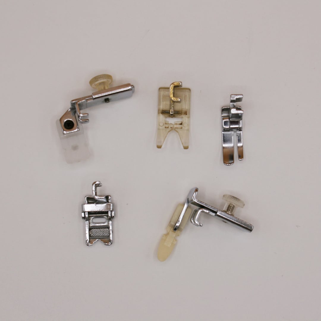 Kenmore Sewing Machine Feet Set of 5 Zipper Foot Zig Zag Etsy