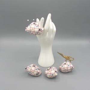 RING PINCUSHIONS Sewing Theme Pin Cushions, Handy Fun Gifts for Quilting and Sewing Friends, Encourage Beginner Sewists, Notions