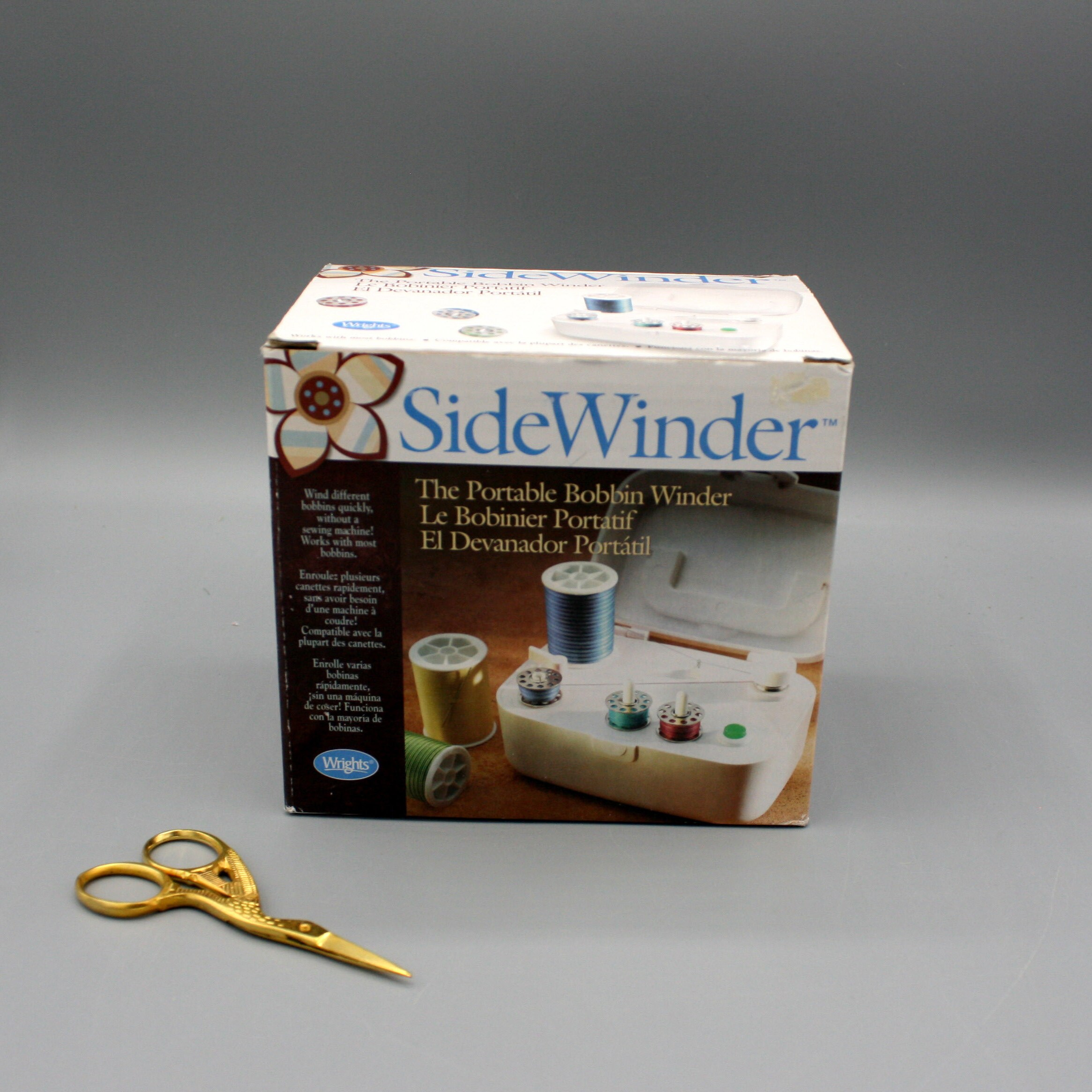 SideWinder Portable Bobbin Winder by Wrights 1990s Etsy