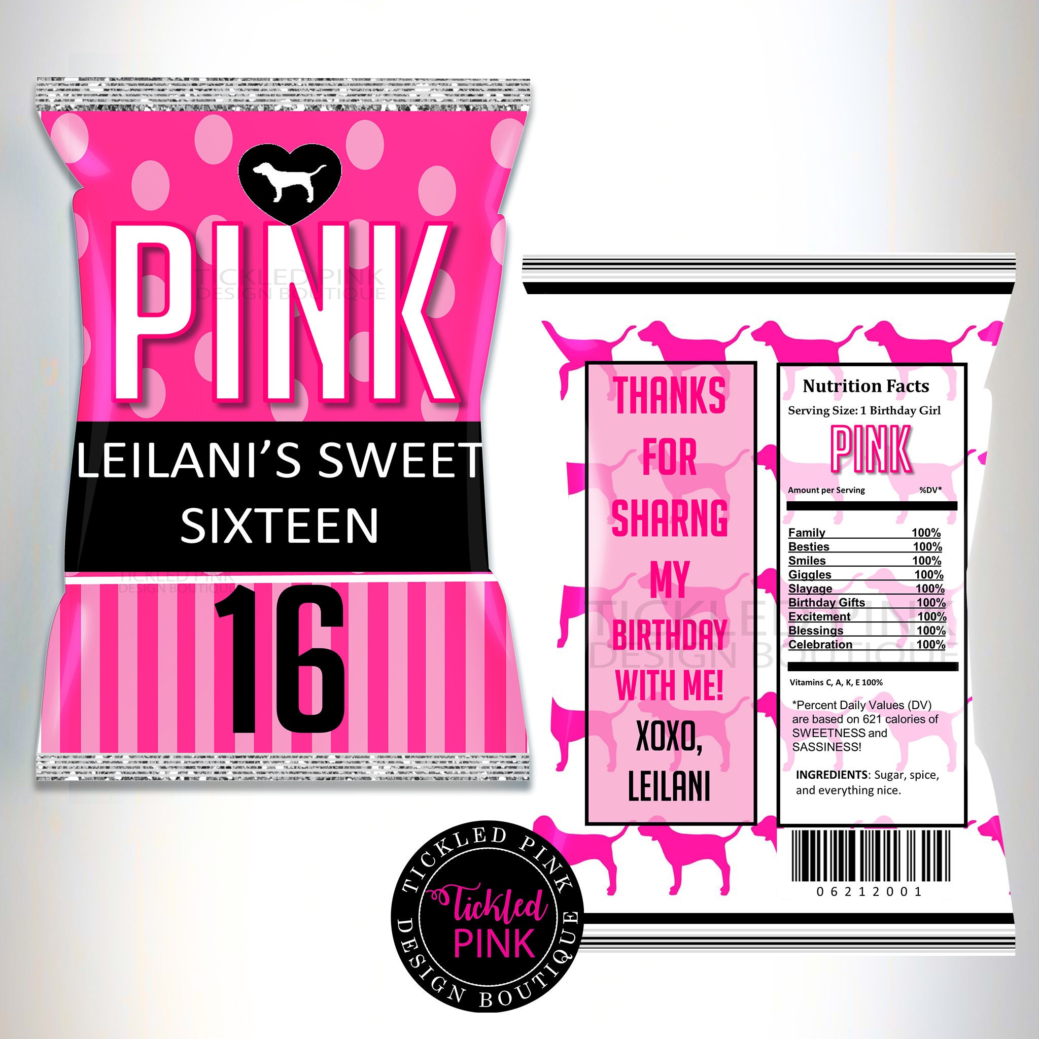 Vs Pink Chip Bags IUCN Water