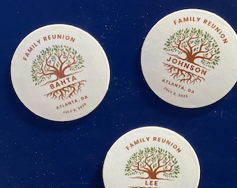 Personalized Family Reunion Magnets