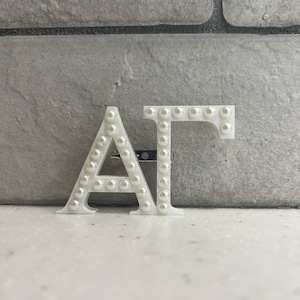 Benutzerdefinierte griechische Buchstabe Sorority Kapitel Pin