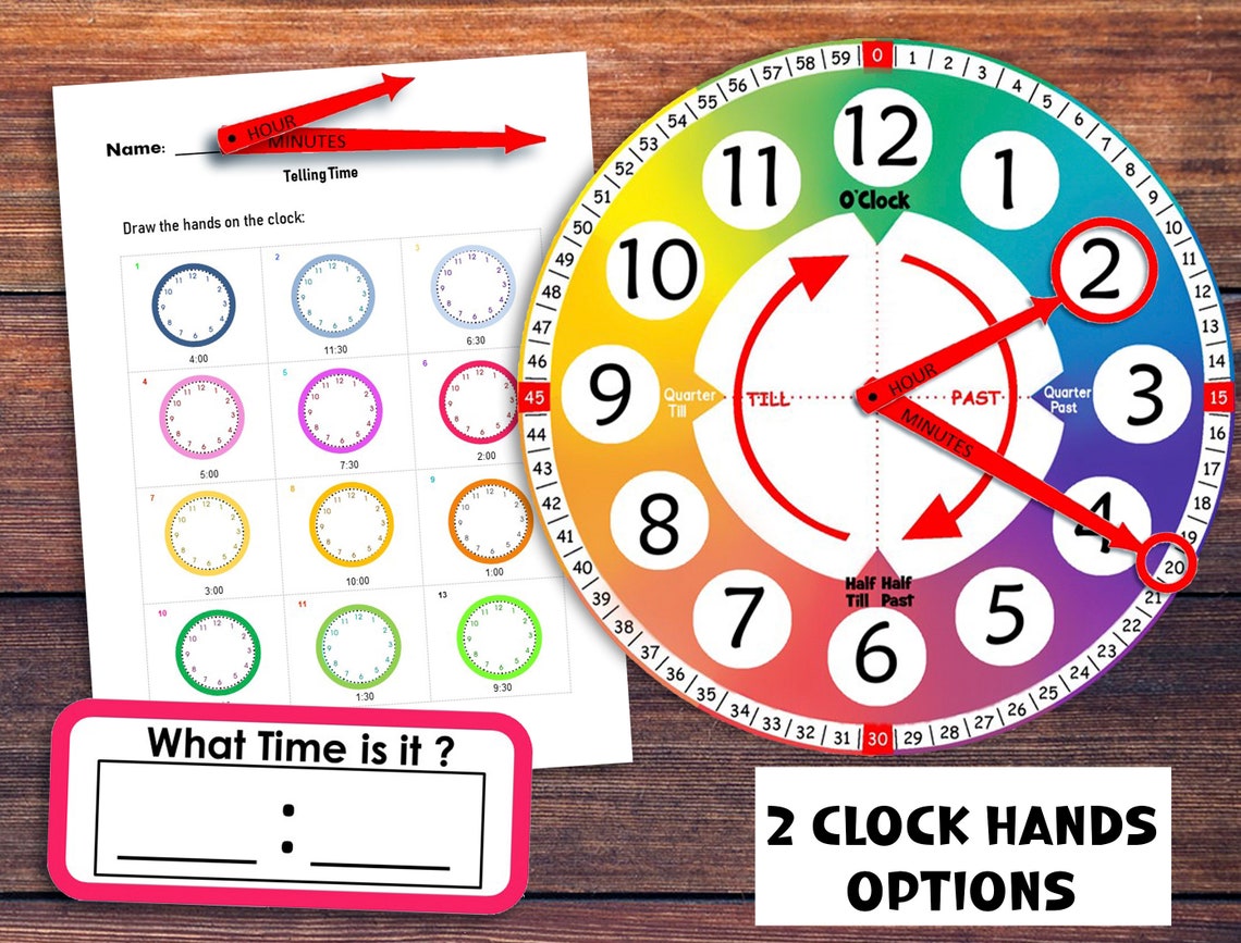 Time Telling Activities. Learning Time, Printable Clock, What Time is ...