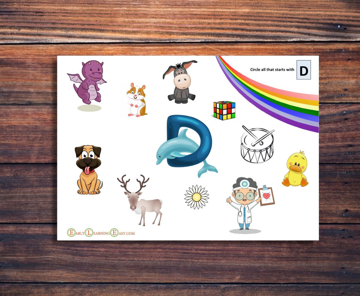 Letter D. Letter of the Week. Worksheet Activities. Fun Preschool ...