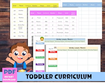 Piano di lezione stampabile per bambini piccoli. Idee e lezioni per attività per bambini piccoli. Agenda settimanale di attività a tema. Programma settimanale per bambini in età prescolare.