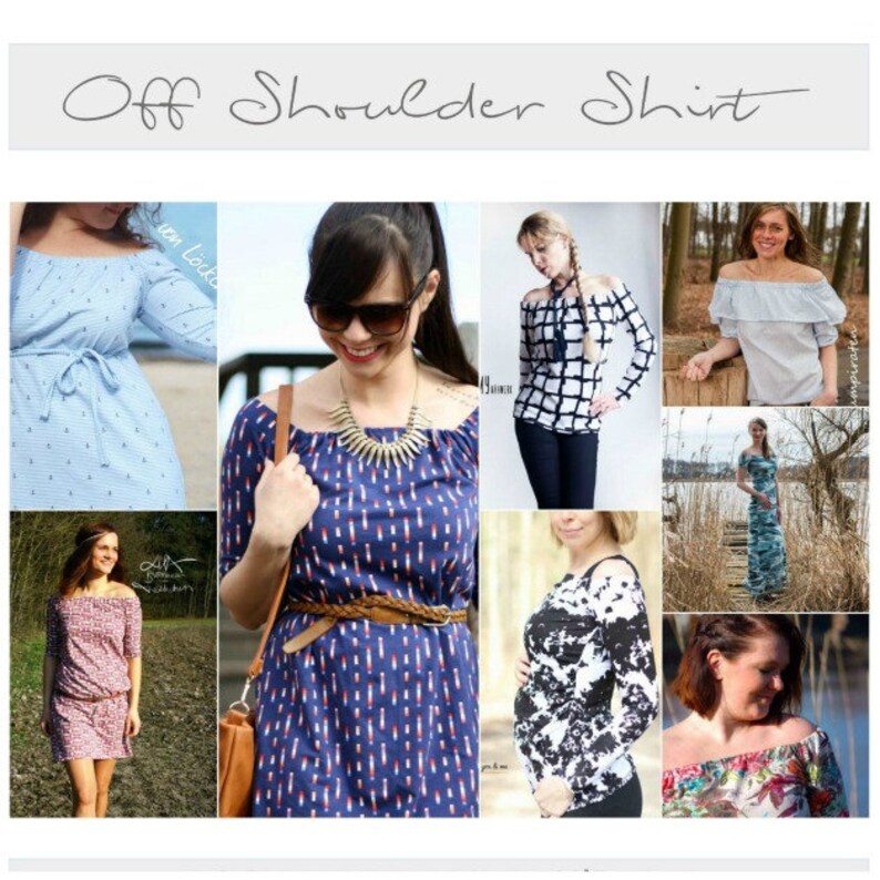 Ebook Off Shoulder Shirt Größe 32 50 Bild 1