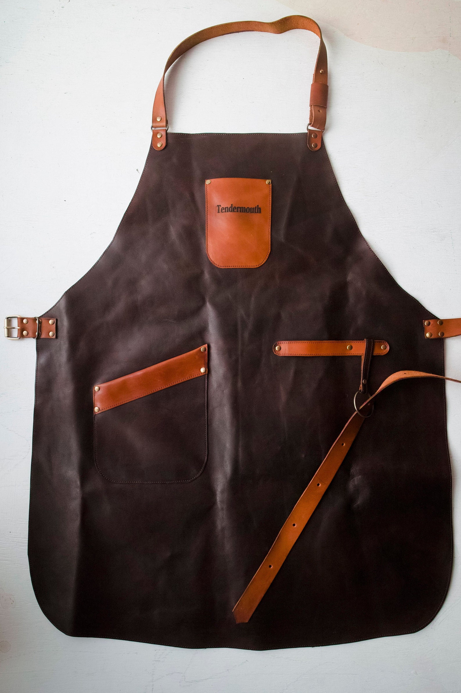 Personalized leather apron for blacksmith with free engraving Etsy