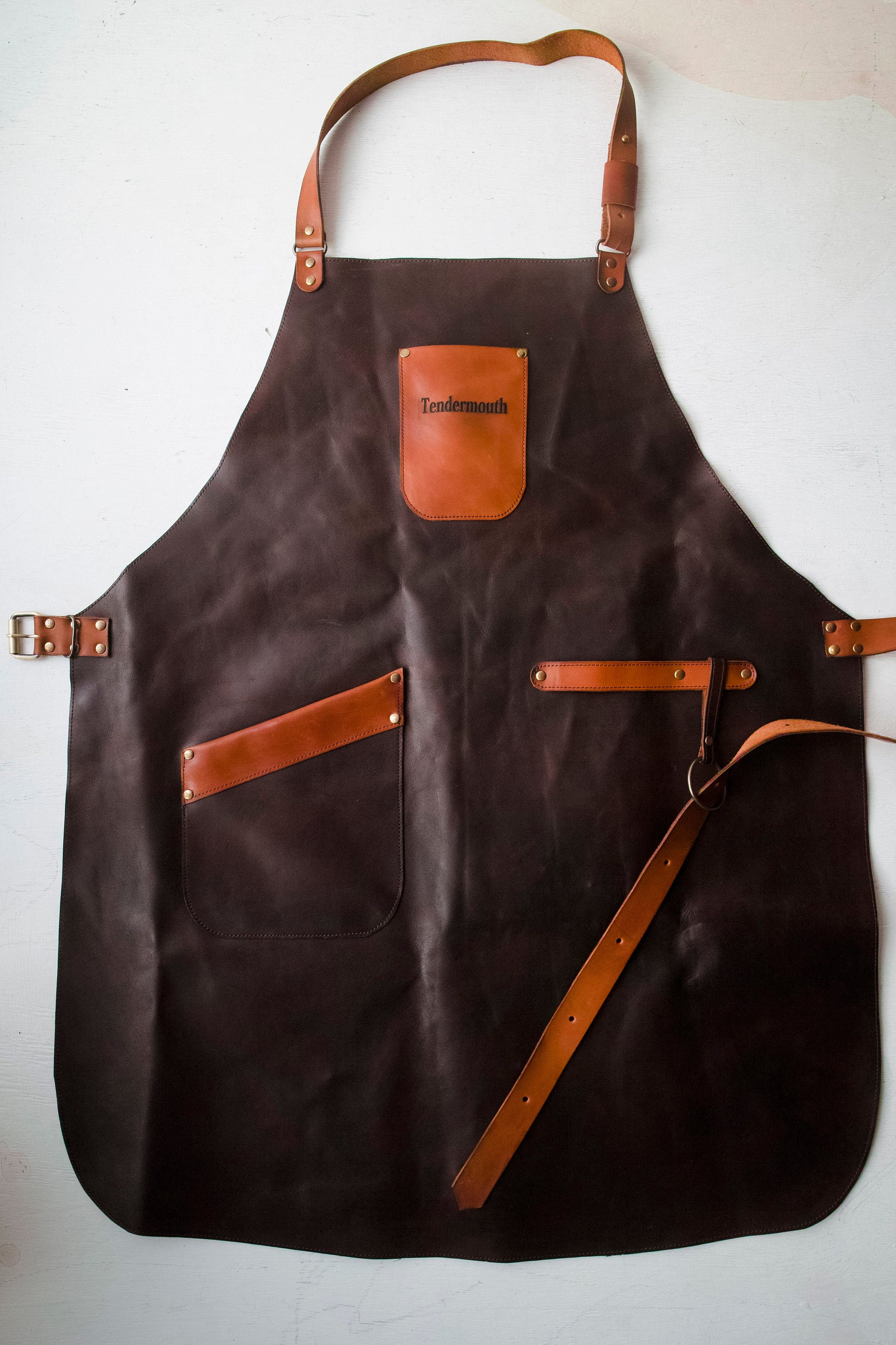 Personalized leather apron for blacksmith with free engraving Etsy