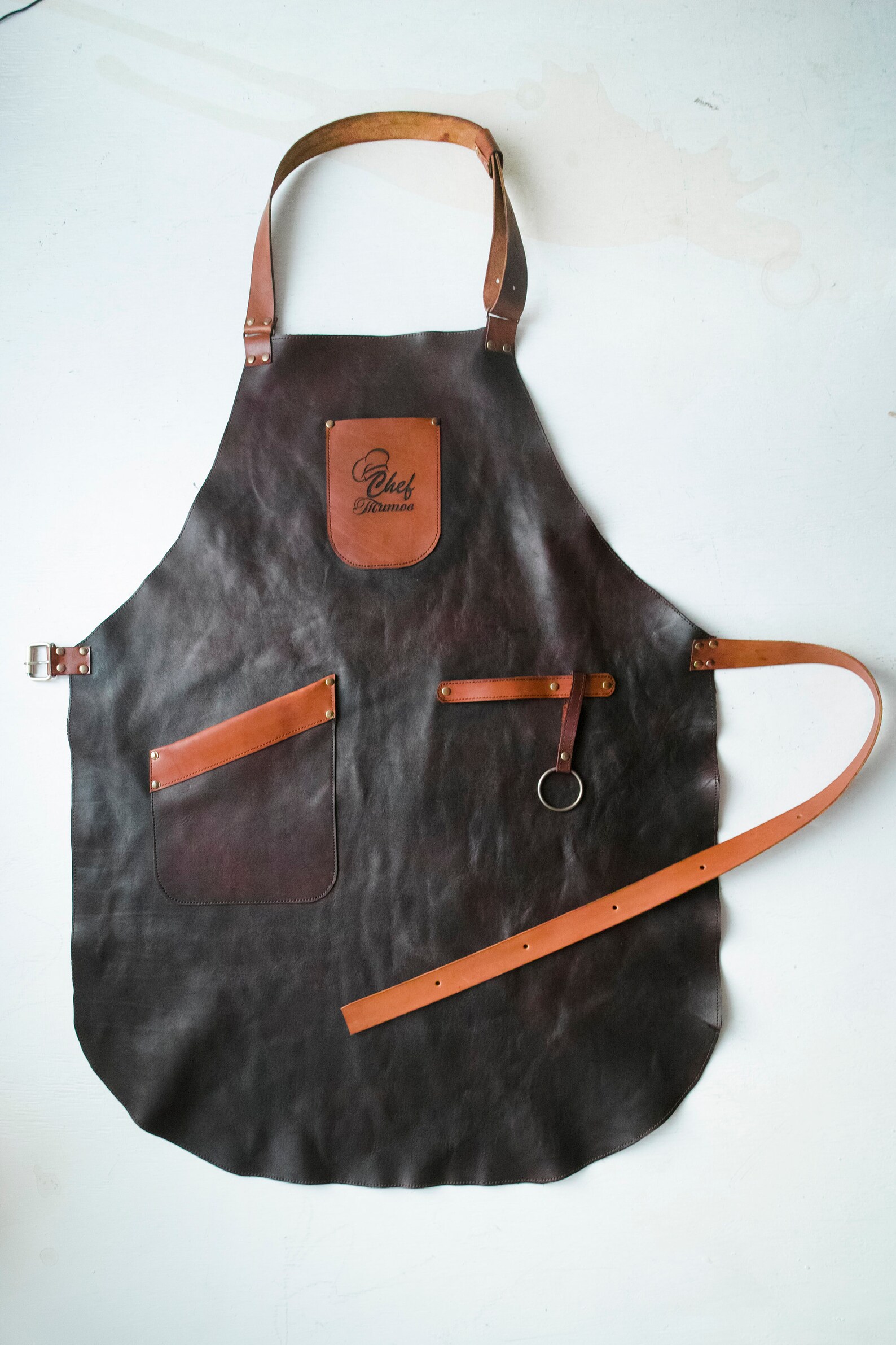 Personalized leather apron for blacksmith with free engraving Etsy