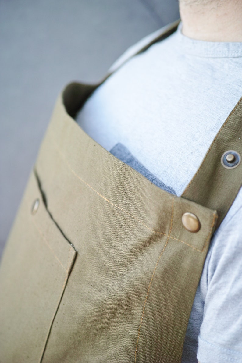 Pottery Canvas Apron Gardener Apron Men's Apron Etsy