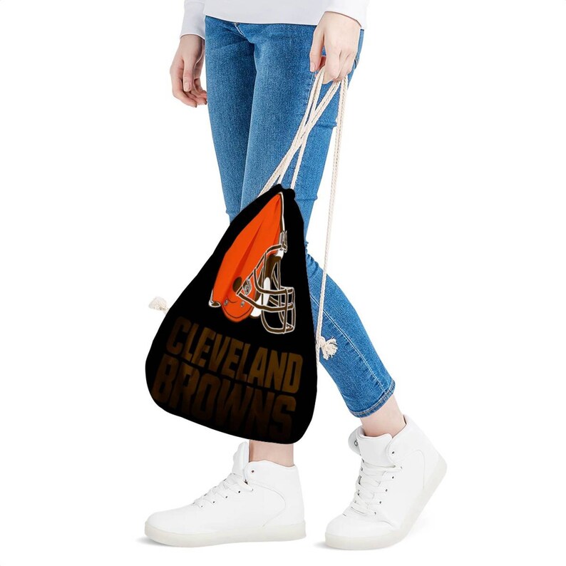 Cleveland Browns Fans Backpack Tote Bag Custom Bag Print Etsy