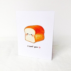 Carte mignonne de pain de pain | Carte de voeux, Couples, Amour, Amitié, Anniversaire