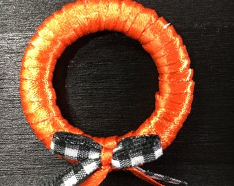 Ribbon Wrapped Wreath