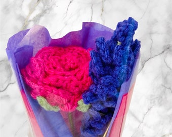 Single Crocheted Forever Rose