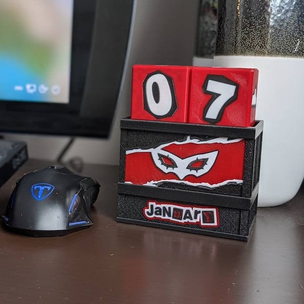 Persona 5 Calendar Etsy