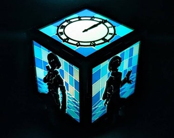 Persona 3 LED lantern night light - customized characters Makoto Junpei Yukari Mitsuru Akihiko Fuuka Koromaru Aigis Ken Shinjiro Metis